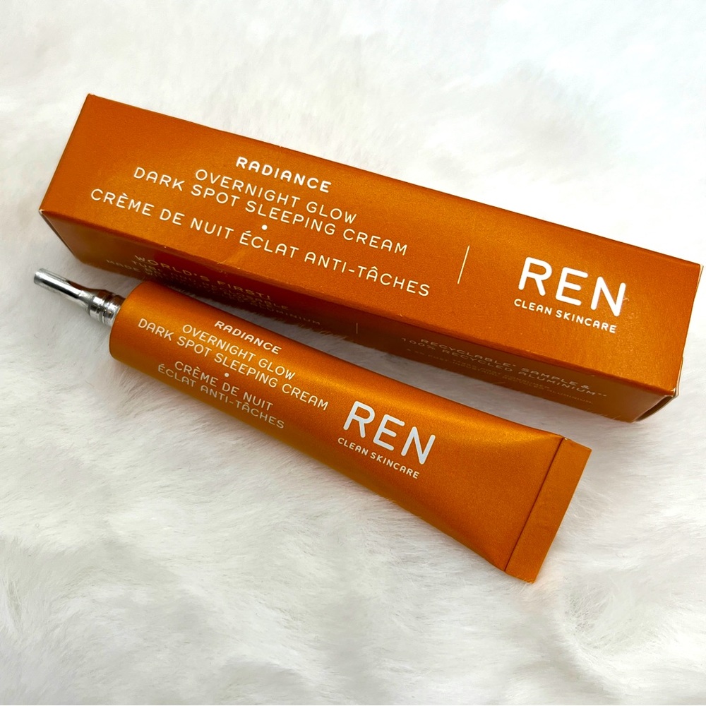 3/$15 REN Clean Skincare Radiance Overnight Glow Dark Spot Sleeping Cream Mini